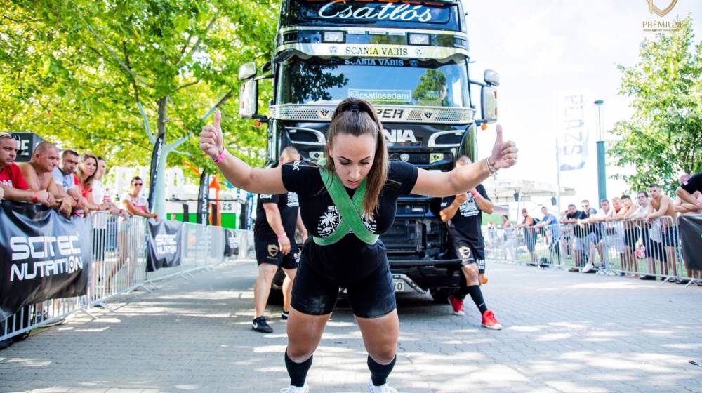 Erősport: Bordás Dorina a Prémium csapatában