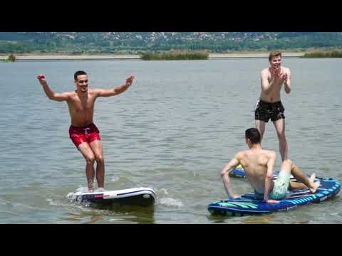 Embedded thumbnail for Aqualing támogatott kosarazás SUP deszkákon az Alba Fehérvár fiataljaival